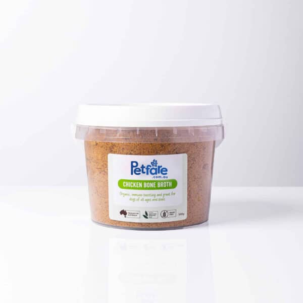 Organic Bone Broth for Dogs – Chic Pet Fare Perth deliveryken